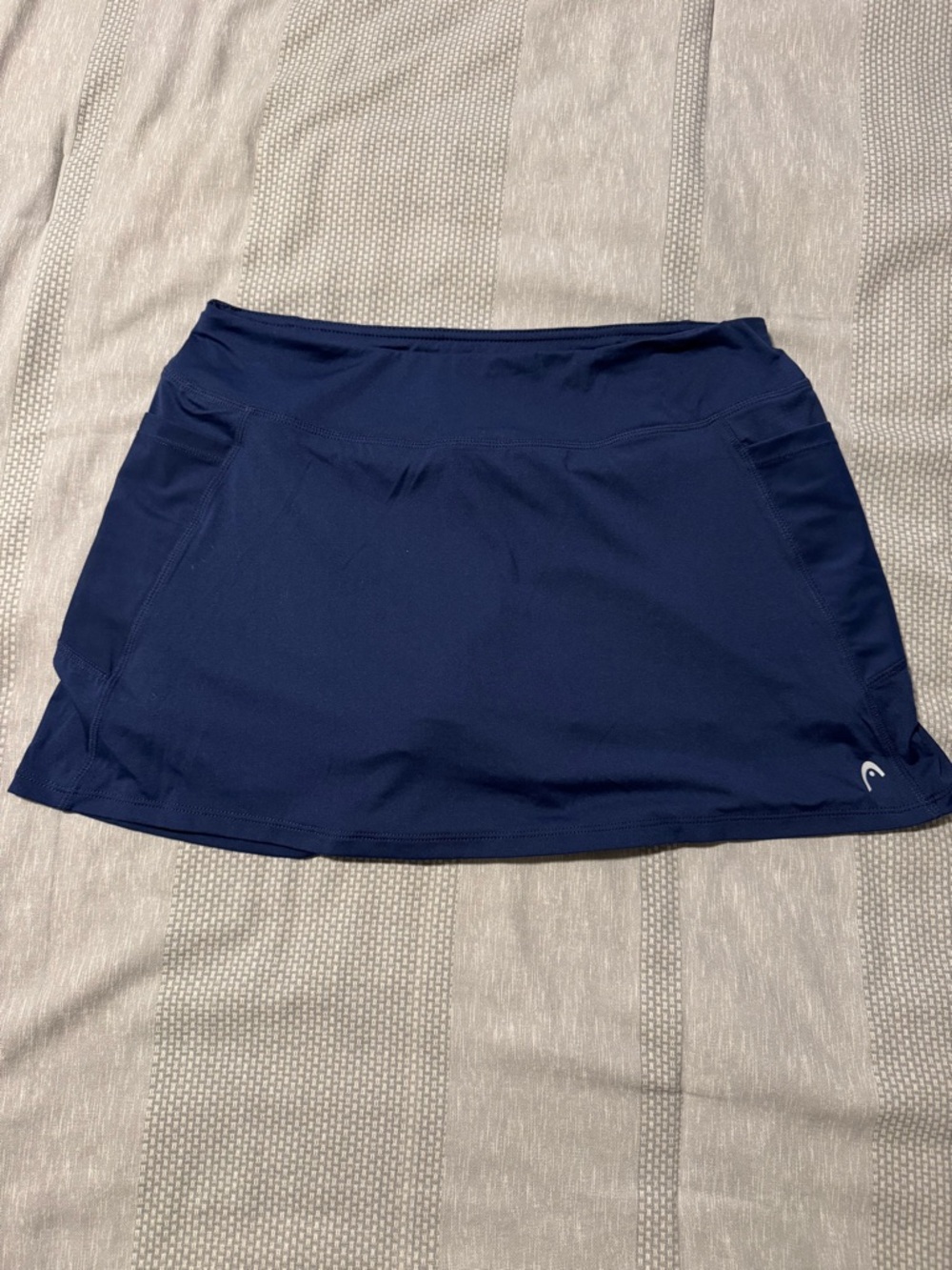 Women's Navy Blue Tennis Golf Pickleball Skirt Skort by HEAD. Size Large.